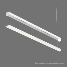 Emergency and 0-10V Dim 4ft 40w suspended/surface mount/T-bar clip LED Linear Strip lighting fixture for office, factory